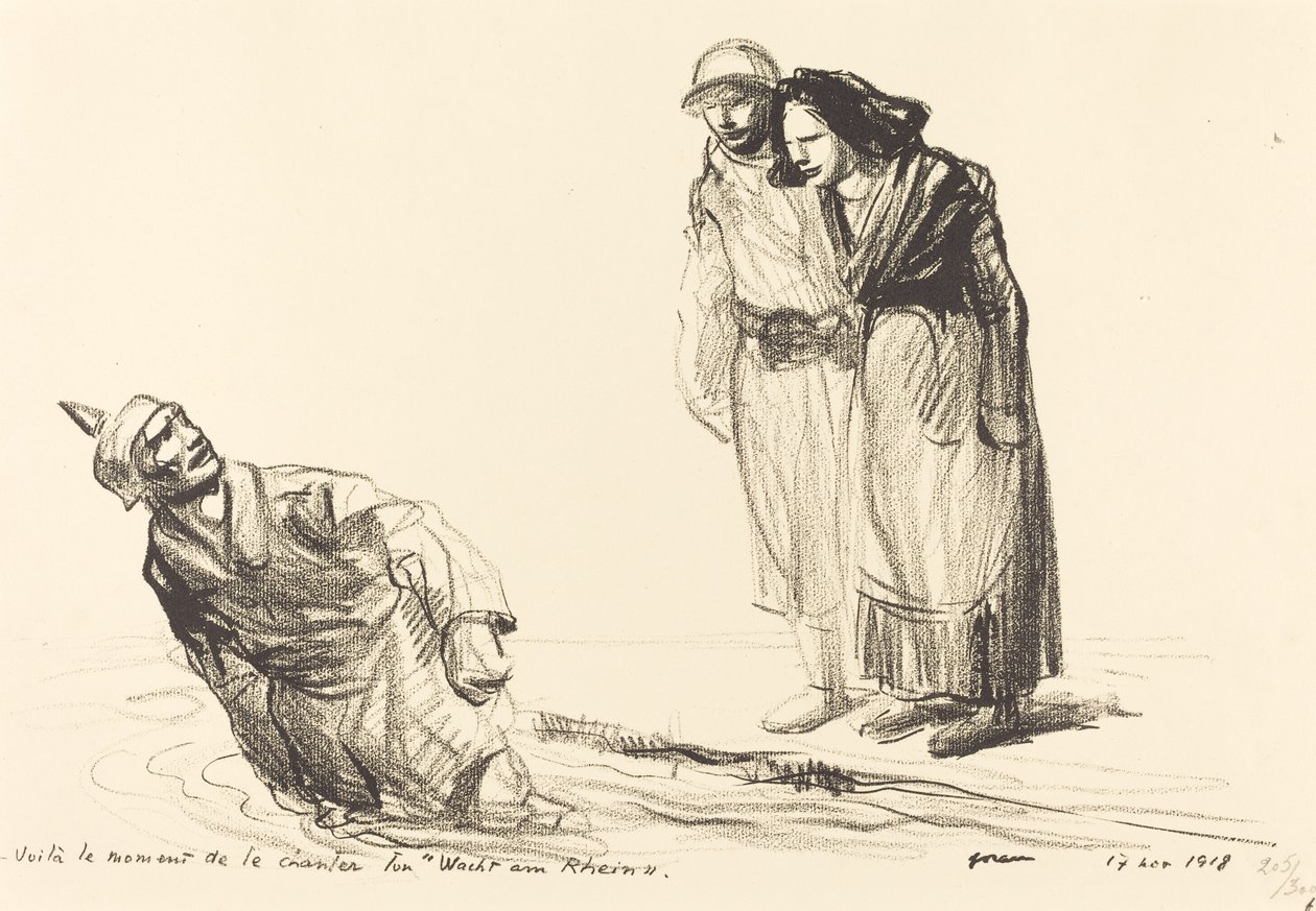 To jest moment, w którym śpiewasz „Wacht am Rhein” autorstwa Jean Louis Forain