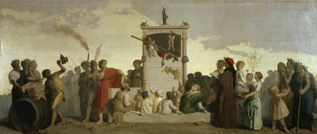 Komedia ludzka, ok.1852 autorstwa Jean Louis Hamon