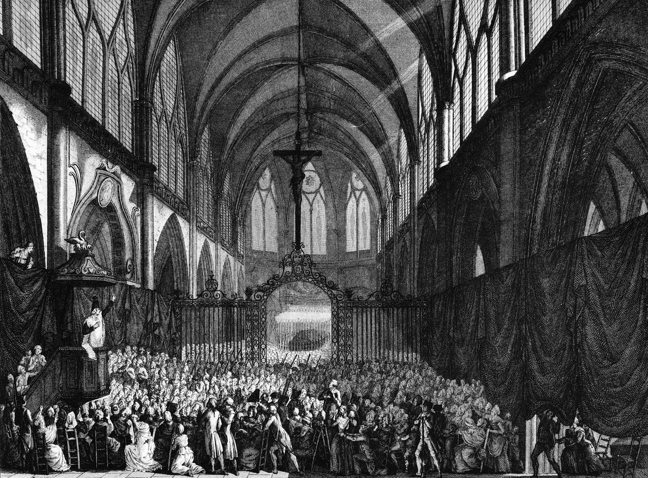 Rewolucja Francuska: Nabożeństwo pogrzebowe w Saint Jacques de l
