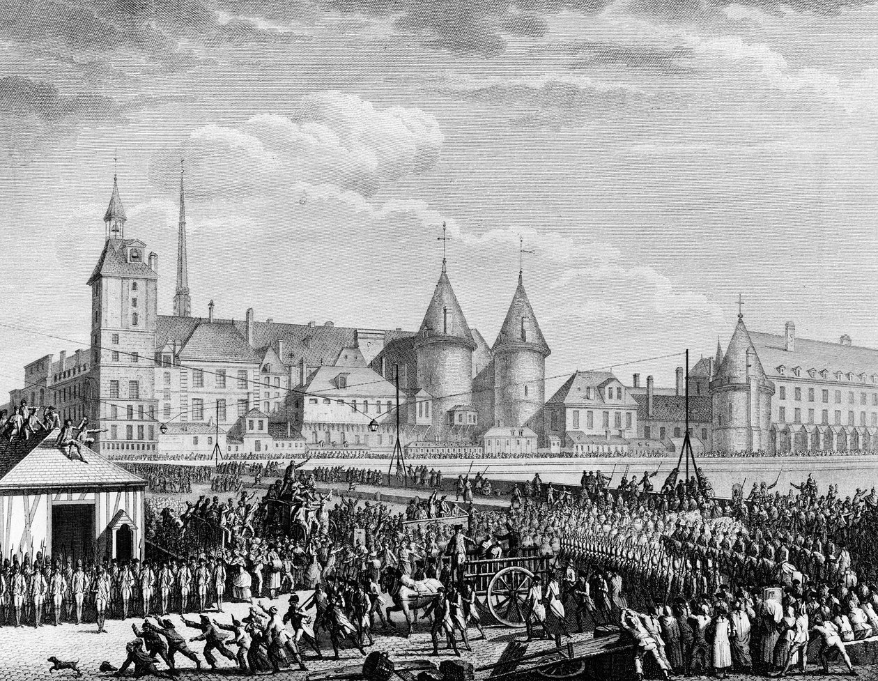 Rewolucja Francuska: Bracia Agasse byli torturowani 8 lutego autorstwa Jean Louis II (after) Prieur