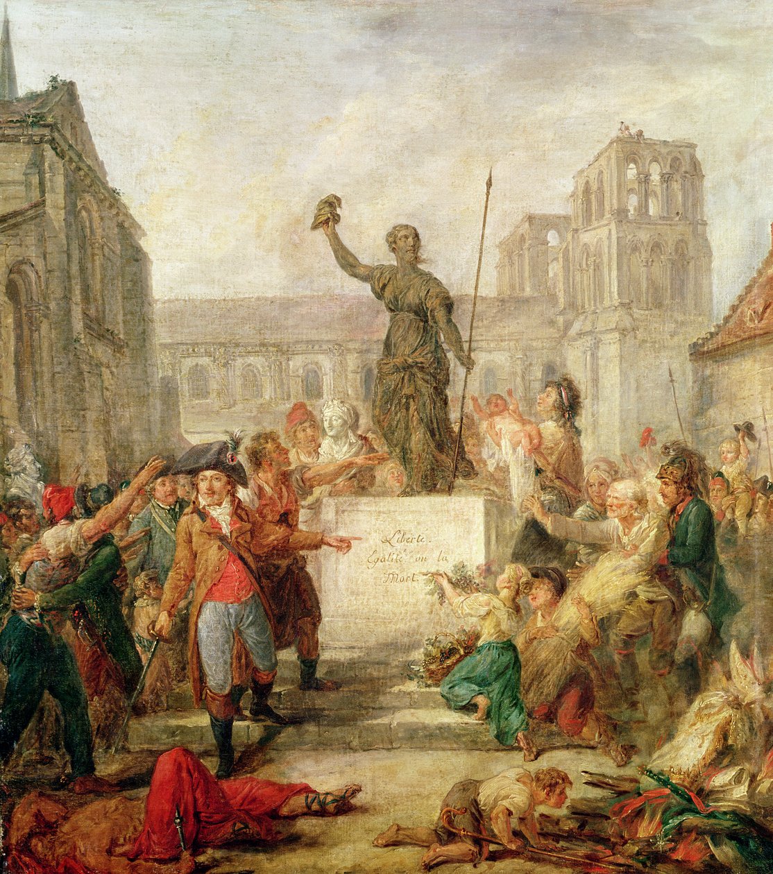 Przysięga Wolności autorstwa Jean Louis Joseph Hoyer
