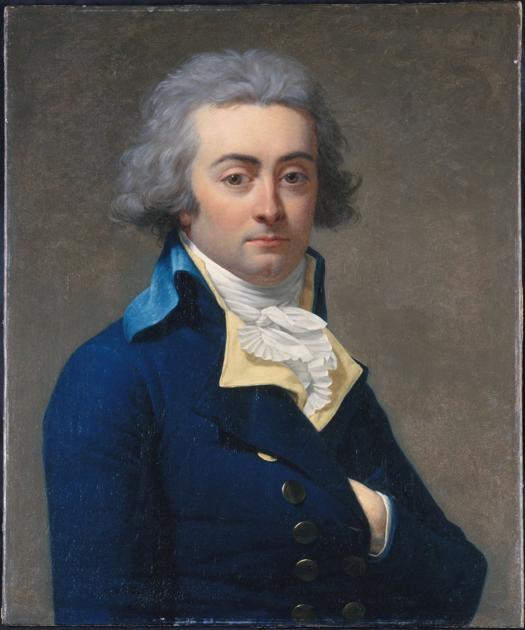 Francuski: Portrait de Marie-Jean Hérault de Séchelles (1759-1794) Portret Marie-Jean Hérault de Séchelles autorstwa Jean Louis Laneuville
