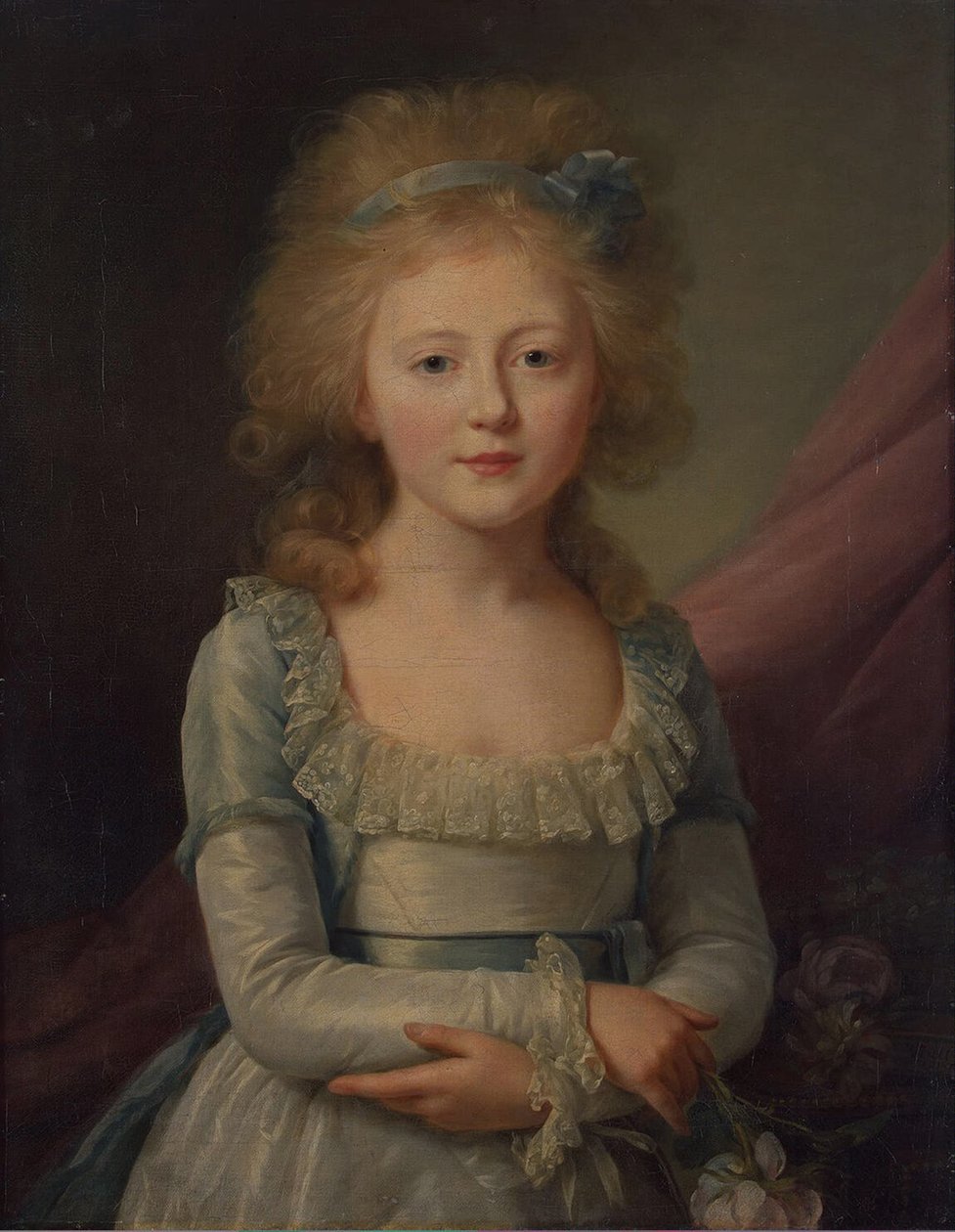 Wielka księżna Elena Pawłowna Rosji 1784-1803, wielka księżna Meklemburgii-Schwerin, 1792 autorstwa Jean Louis Voille