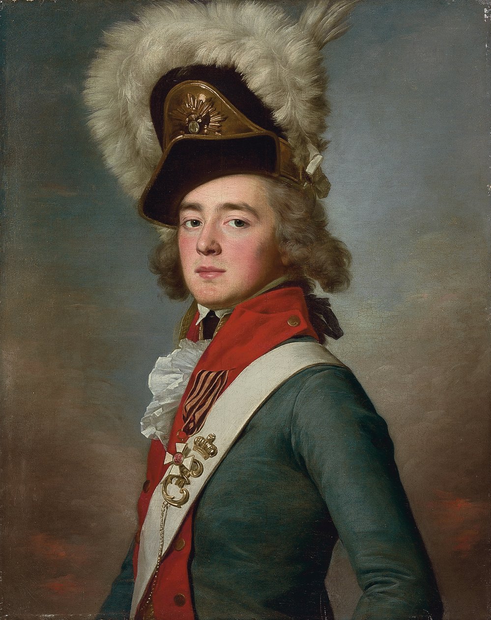 Portret brygadiera Waleriana Aleksandrowicza Zubowa, autorstwa Jean Louis Voille