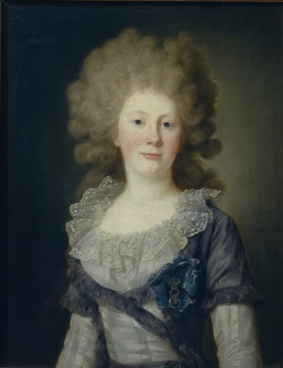 Portret hrabiny Sofii Władimirownej Paniny 1774-1844, 1791 autorstwa Jean Louis Voille