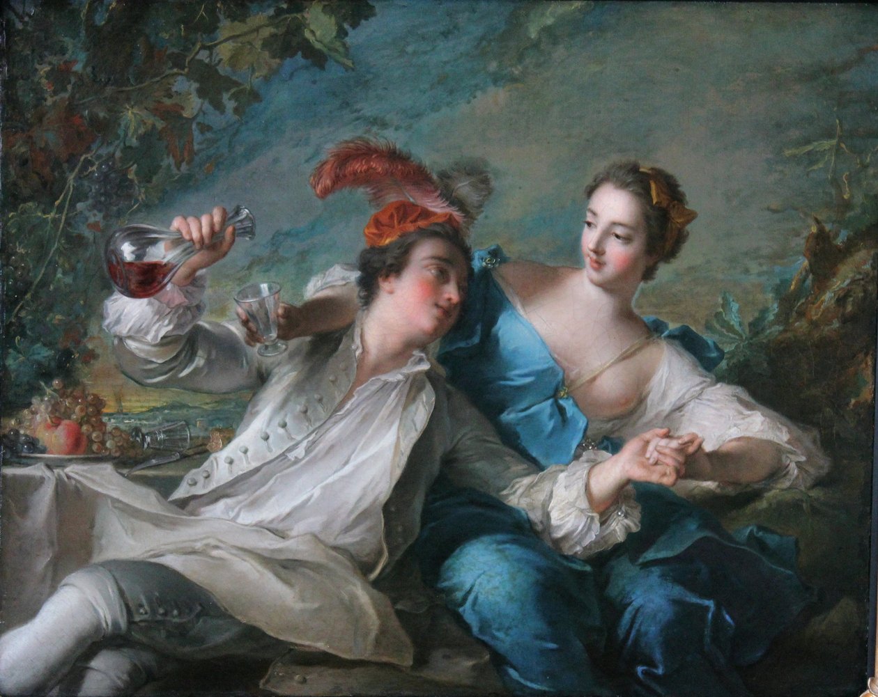 Niemiecki: Die Liebenden The Loving autorstwa Jean Marc Nattier
