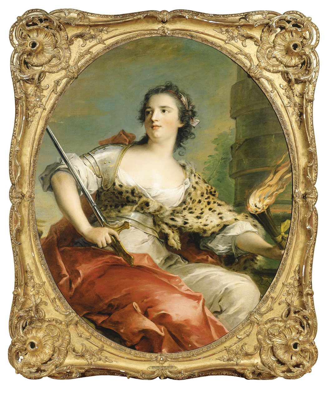 La Force, personifikacja Męstwa, 1743 autorstwa Jean Marc Nattier