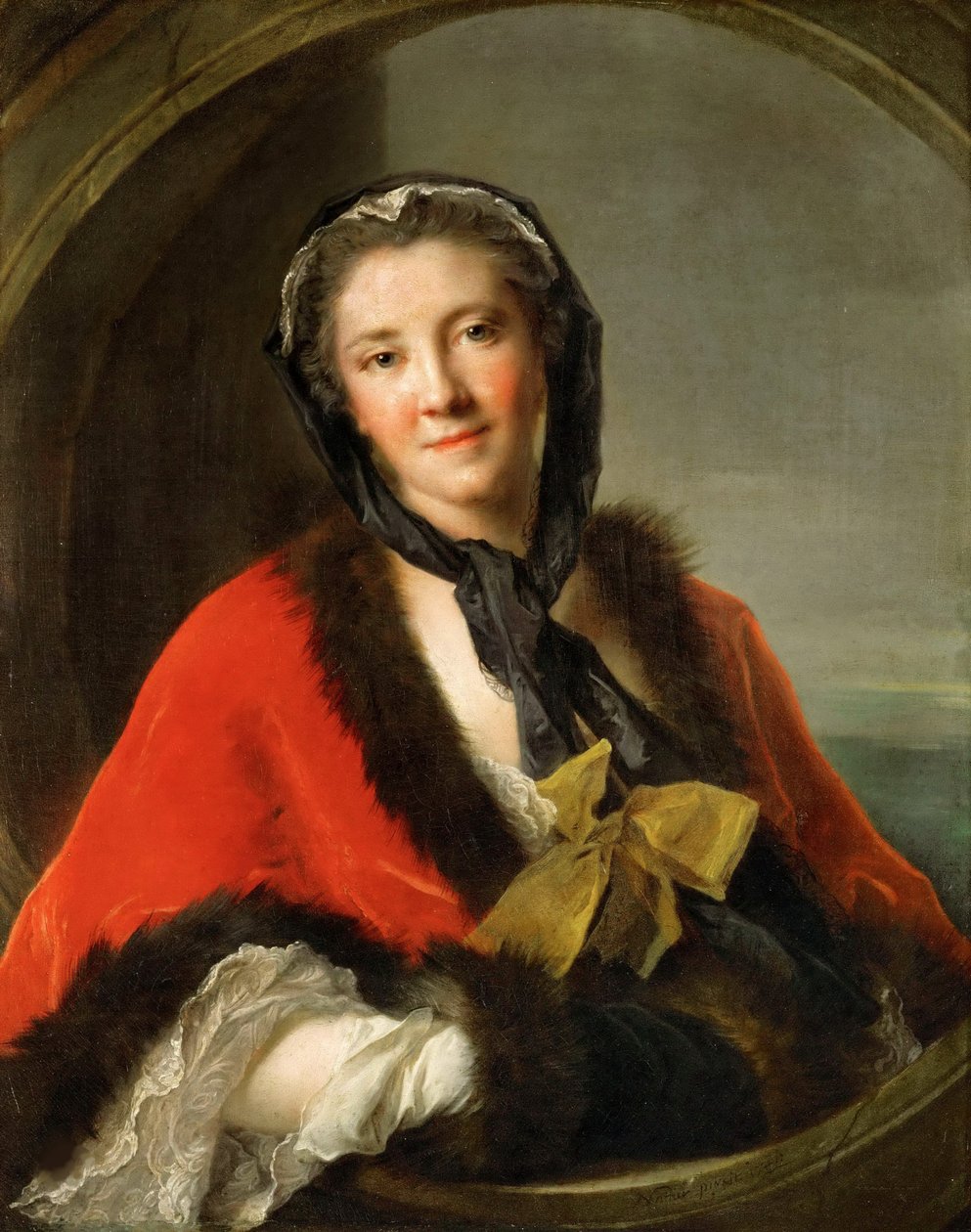 Hrabina Tessin, 1741. autorstwa Jean Marc Nattier