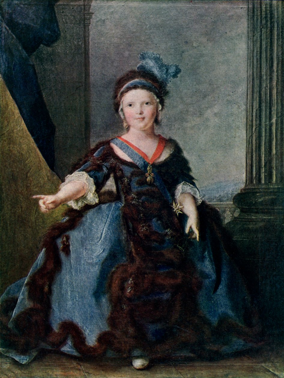 Ludwik francuski, 1754, 1910 autorstwa Jean Marc Nattier