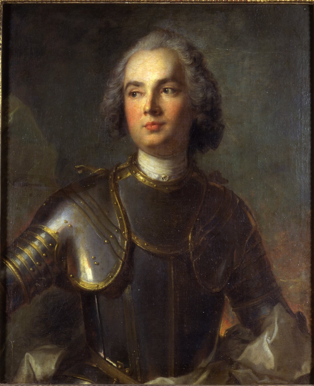 Portret Charlesa-Guillaume-Louis, markiza de Broglie, pana Le Mesnil, 1734 autorstwa Jean Marc Nattier