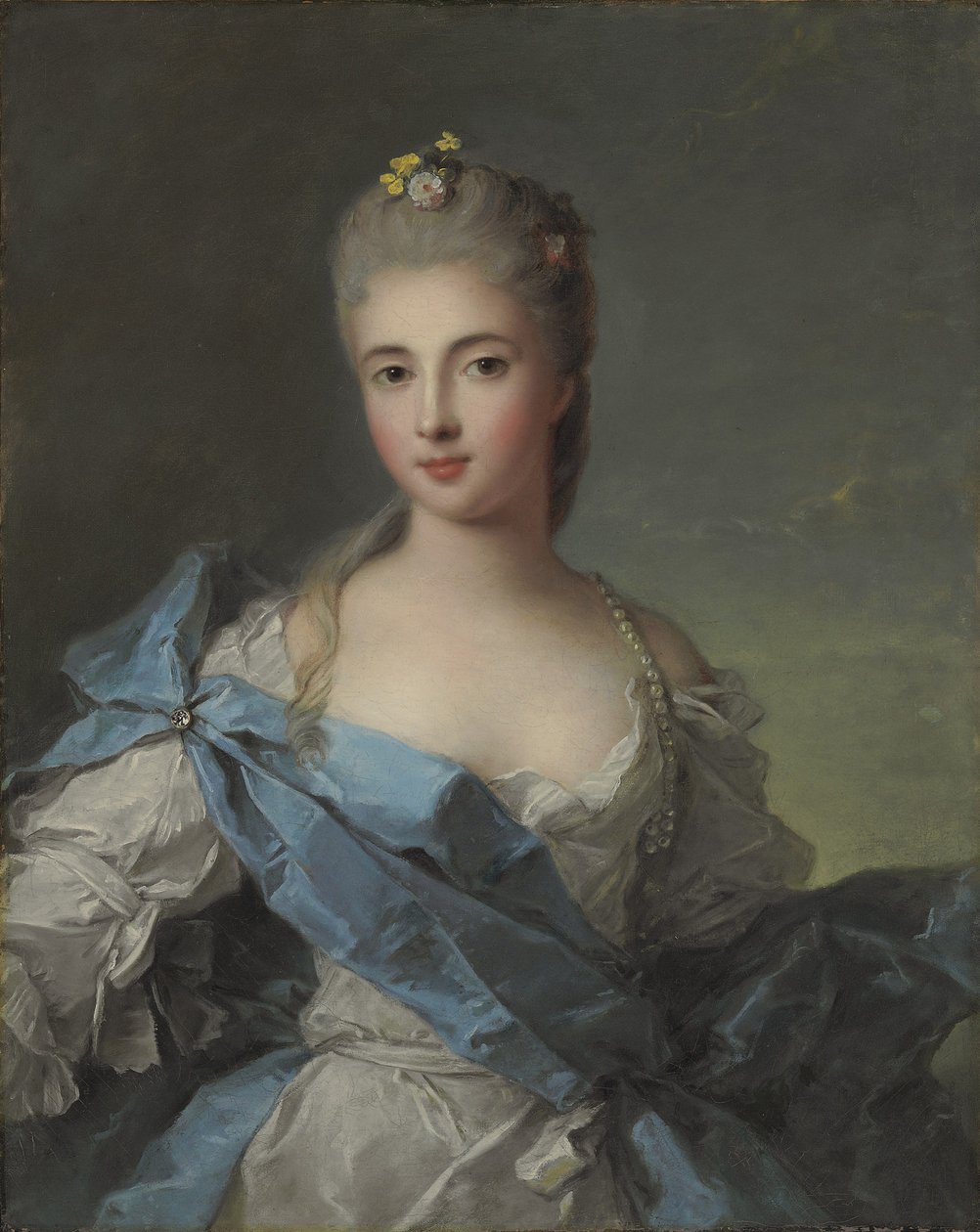 Portret księżnej La Rochefoucauld autorstwa Jean Marc Nattier