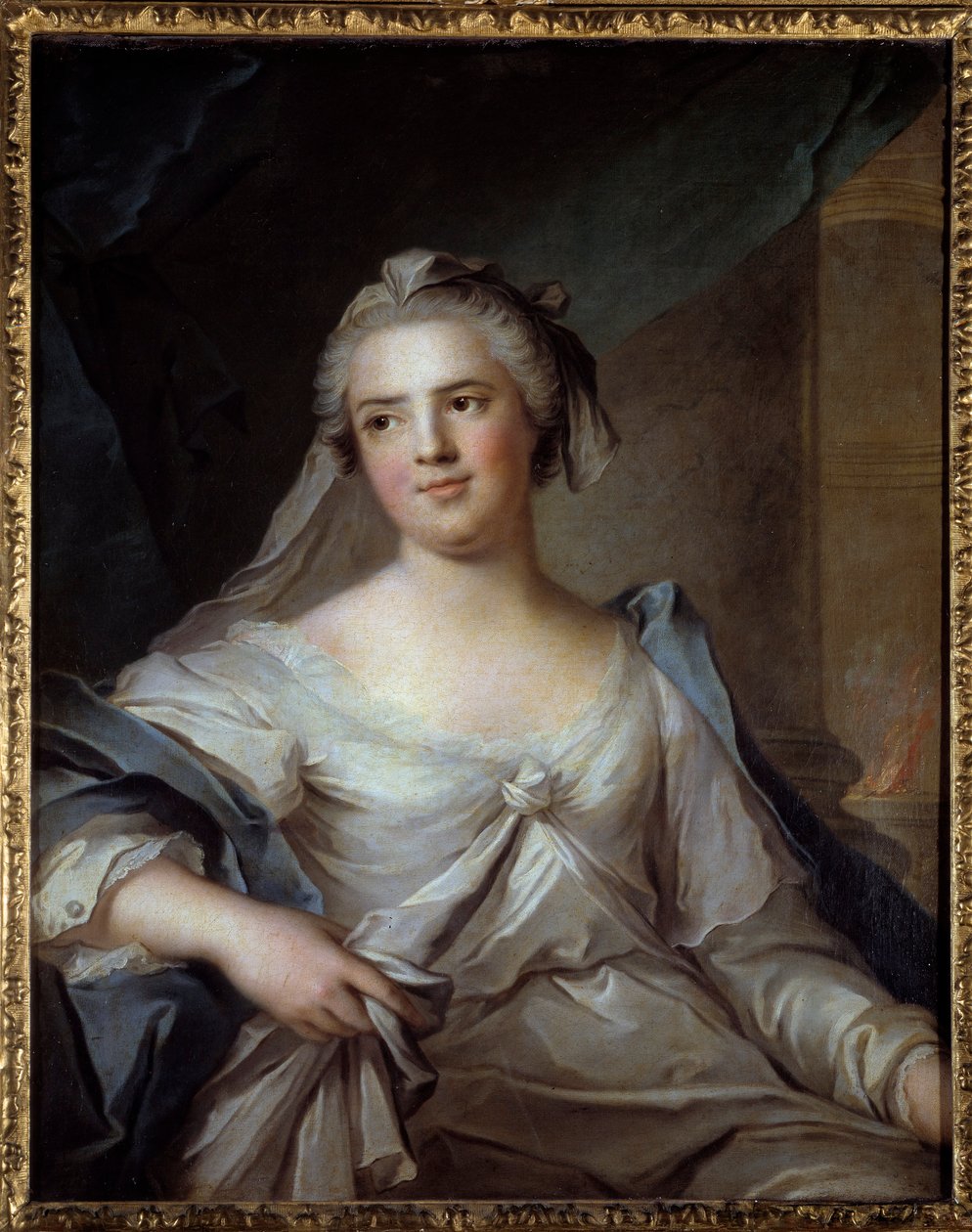Portret Madame Henriette z Francji (1727-1752), córki Ludwika XV, w westalskim malowidle Jean Marc (Jean-Marc) Nattier (1685-1766) autorstwa Jean Marc Nattier