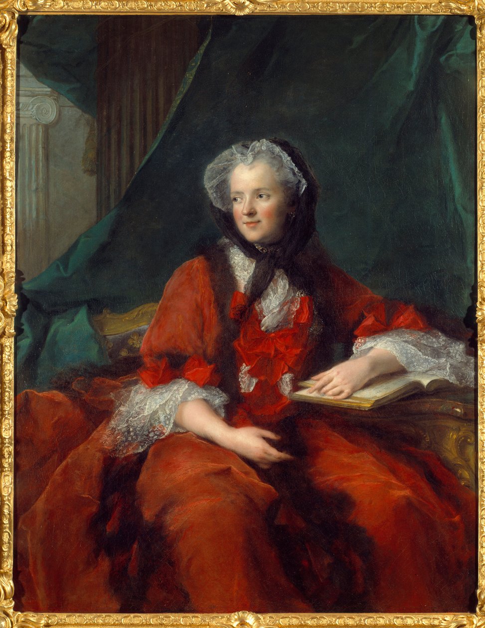Portret Marii Lescszinskiej, królowej Francji (Leczinska, Lescszinka lub Lezinka autorstwa Jean Marc Nattier