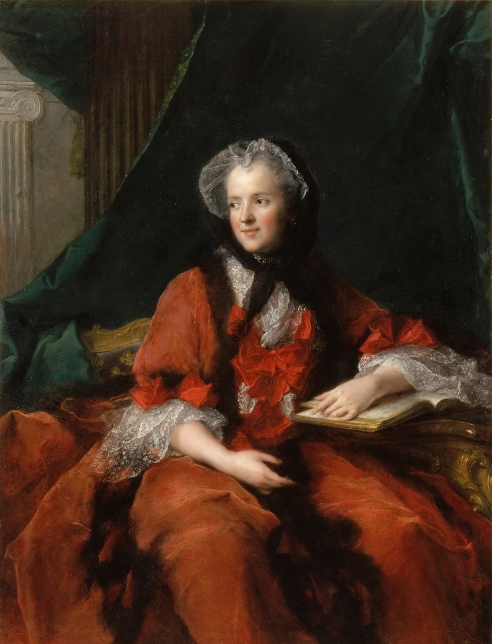 Portret Marii Leszczyńskiej, królowej Francji 1703-1768 autorstwa Jean Marc Nattier