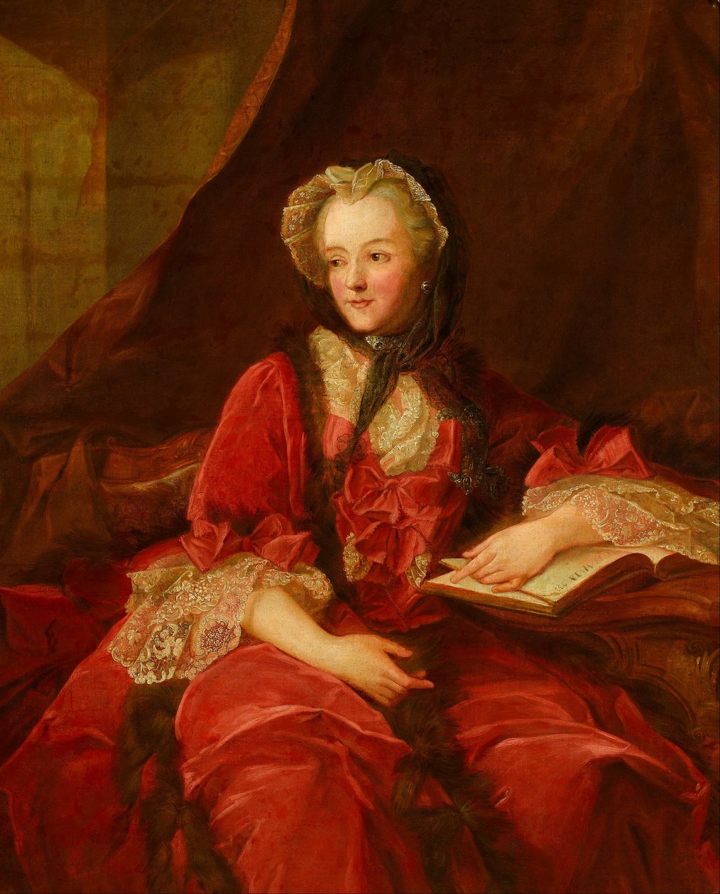 Portrait of Marie Leszczyńska autorstwa Jean Marc Nattier