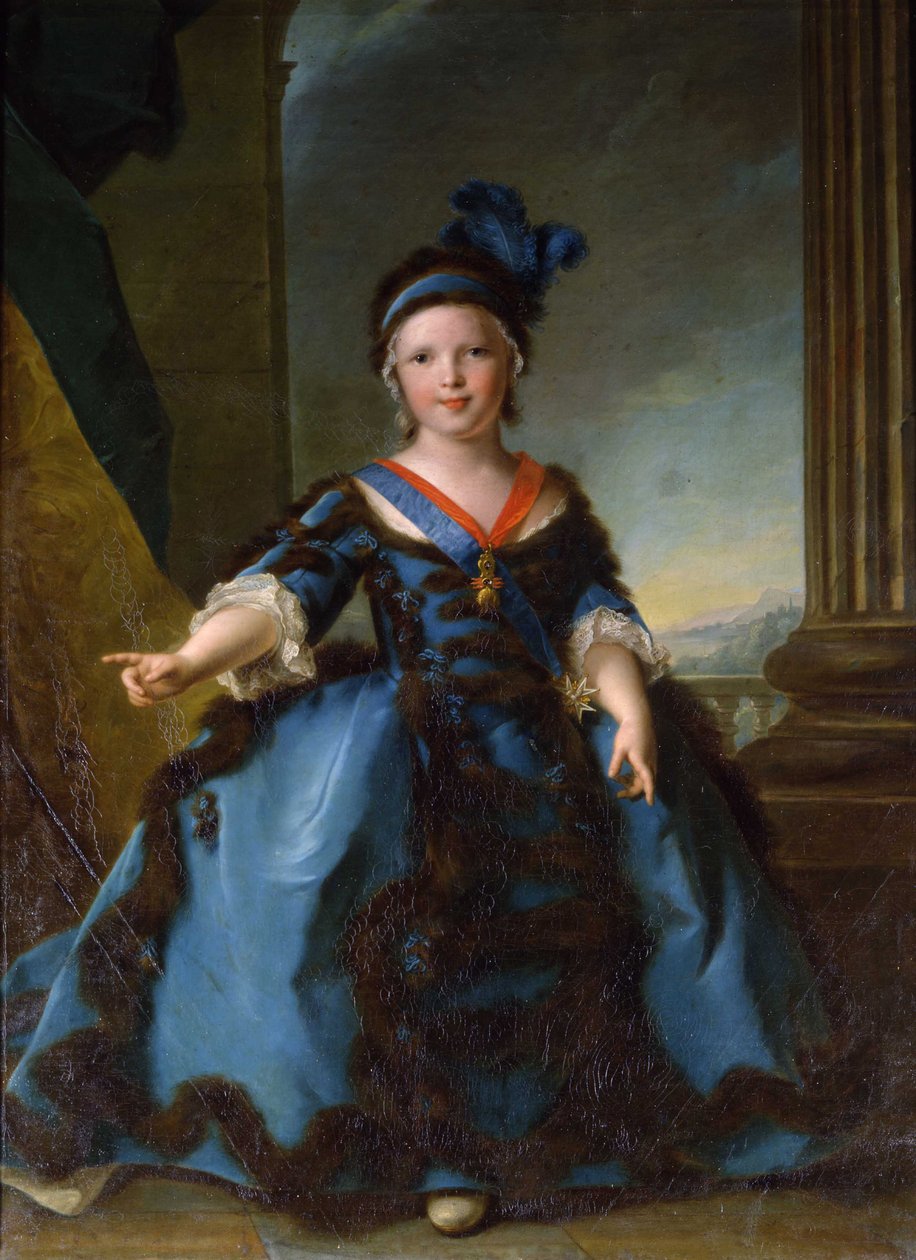 Portret księcia Ludwika Józefa Ksawerego, księcia Burgundii 1751-1761 autorstwa Jean Marc Nattier