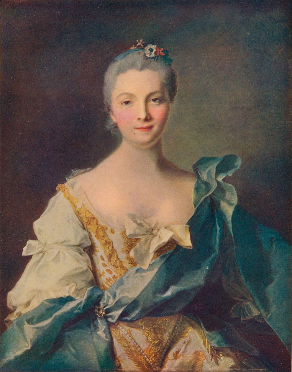 Portret młodej kobiety, XVIII w. autorstwa Jean Marc Nattier