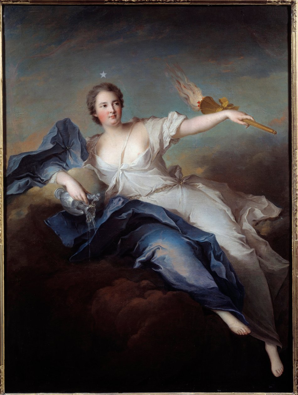 Portret księżnej Chateauroux w Aurorze (Marie Anne de Mailly Nesle autorstwa Jean Marc Nattier