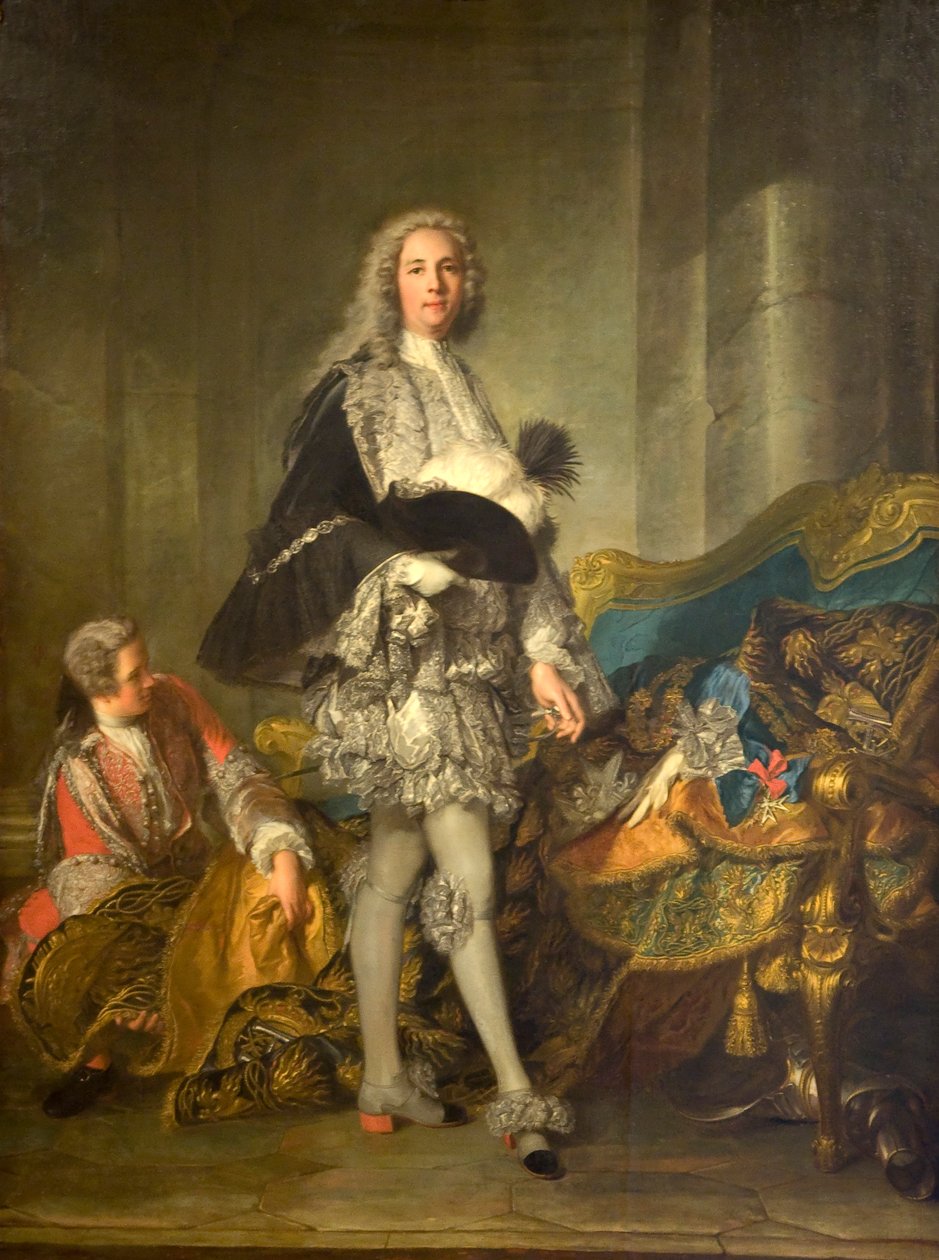 Portret księcia Richelieu, marszałka Francji (1696-1788) autorstwa Jean Marc Nattier