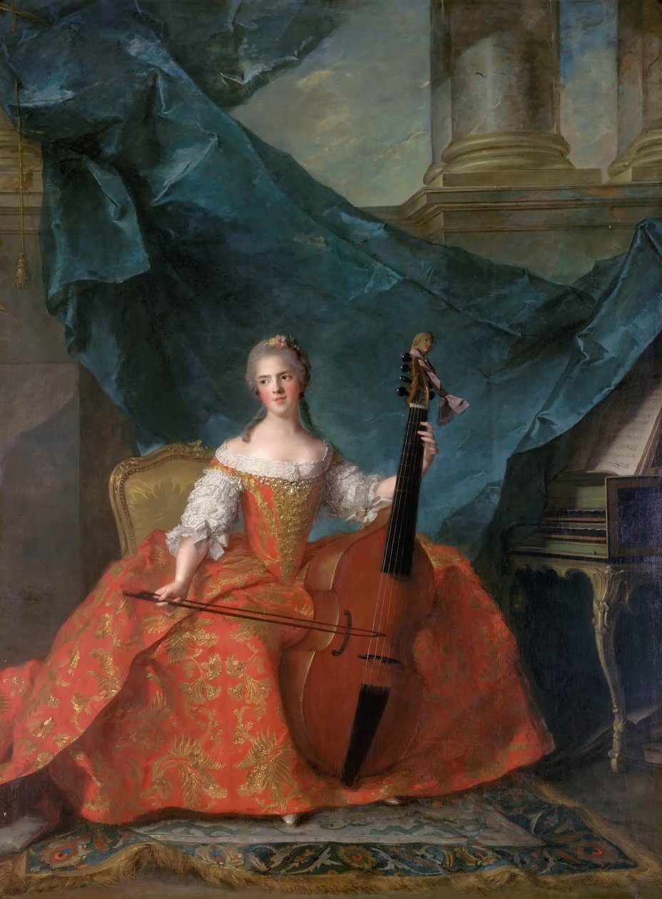 Księżniczka Anna Henriette z Francji 1727-1752 autorstwa Jean Marc Nattier