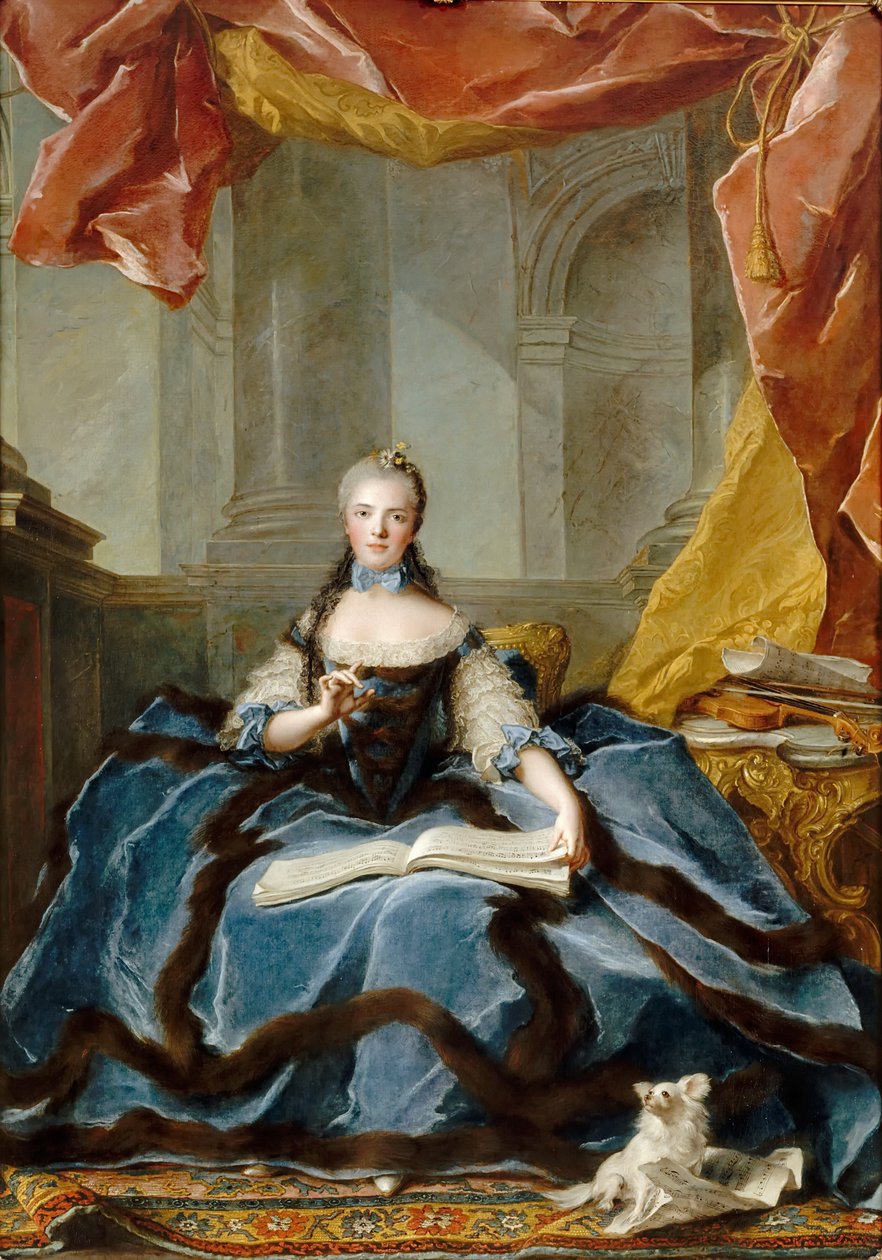 Księżniczka Maria Adelajda Francji 1732-1800 autorstwa Jean Marc Nattier