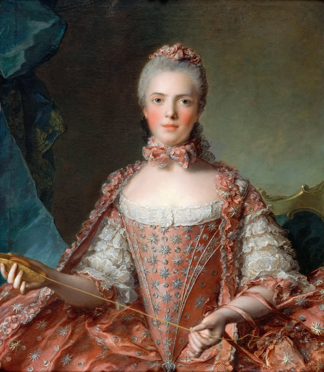 Księżniczka Maria Adelajda Francji 1732-1800 autorstwa Jean Marc Nattier