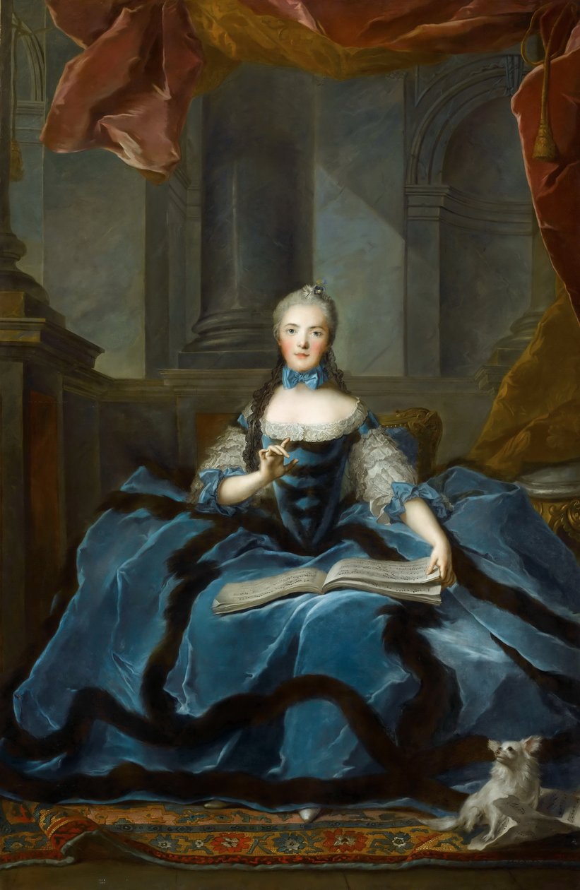 Księżniczka Maria Adelajda Francji 1732-1800 autorstwa Jean Marc Nattier