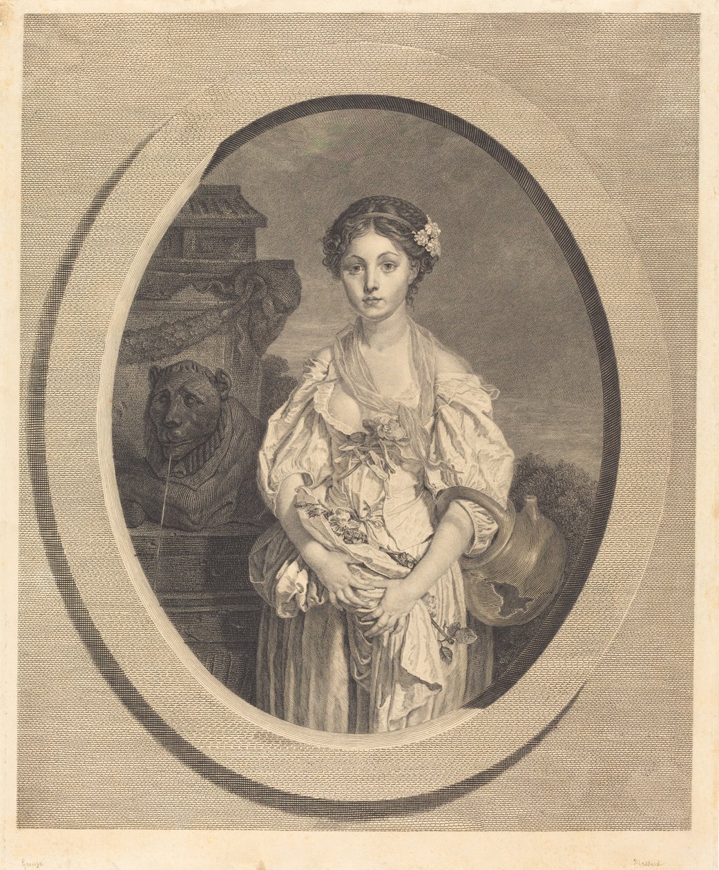 Zepsuty dzban autorstwa Jean Massard after Jean Baptiste Greuze