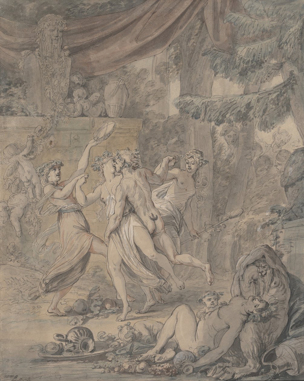 Bachnale, 1767. autorstwa Jean Michel Moreau