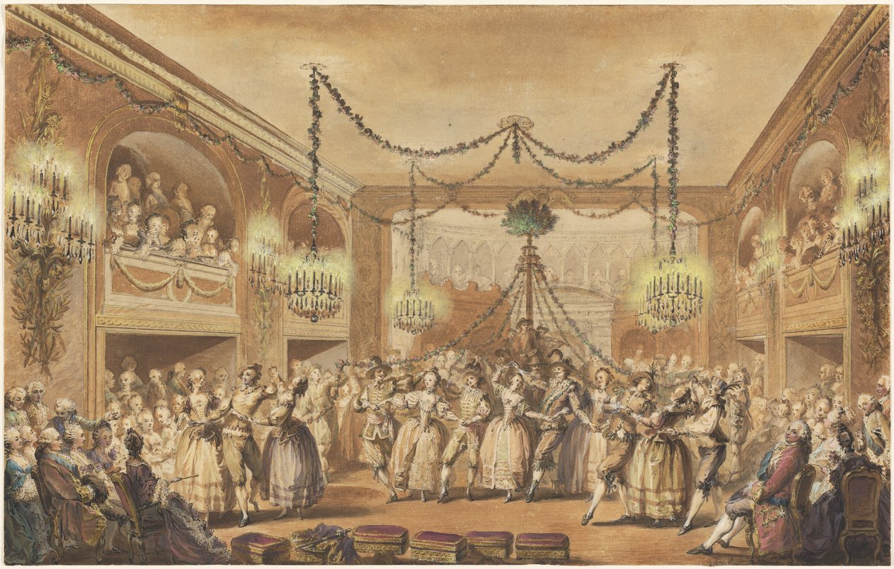 Majowy Bal autorstwa Jean Michel Moreau