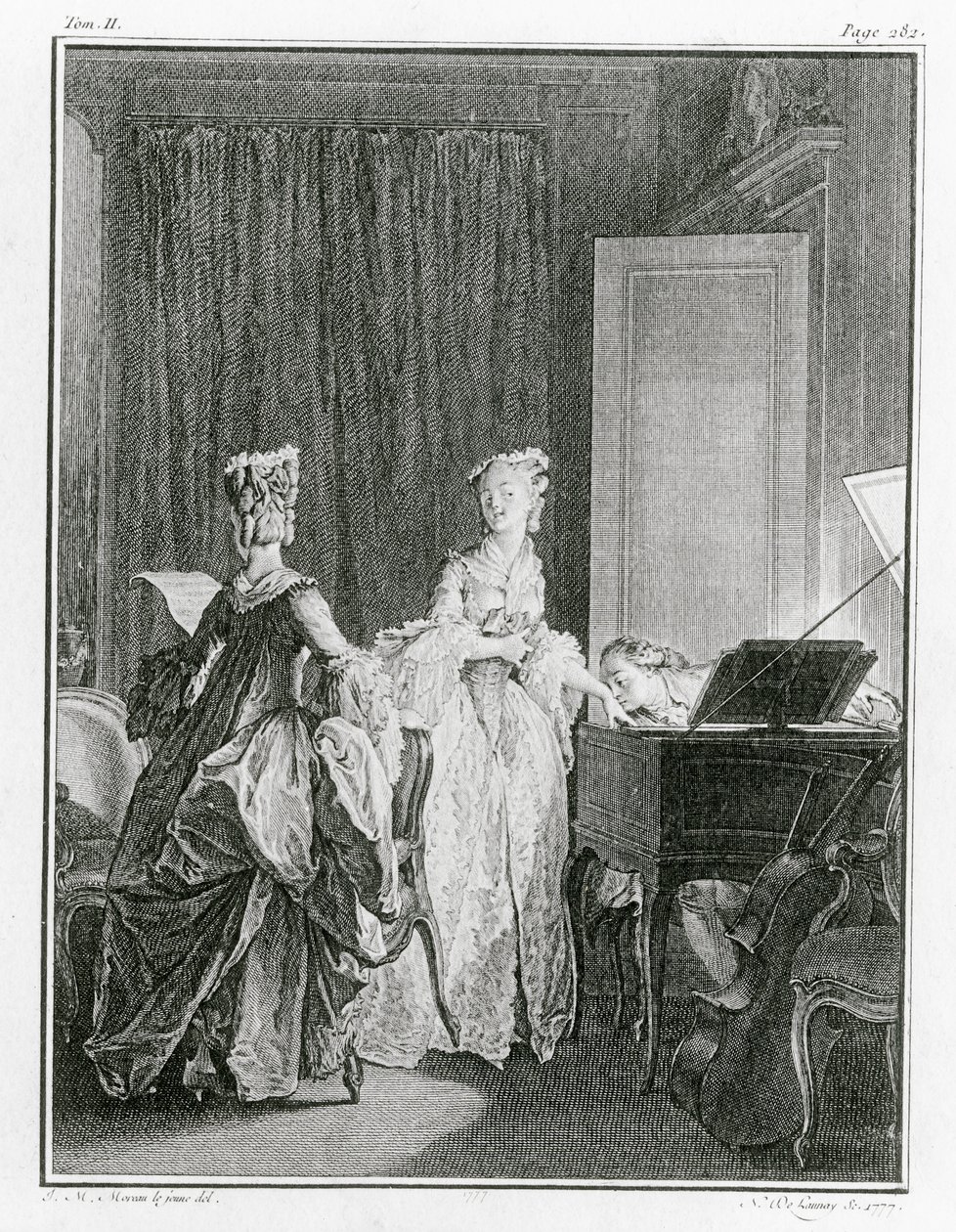 Klawesyn, ilustracja z 