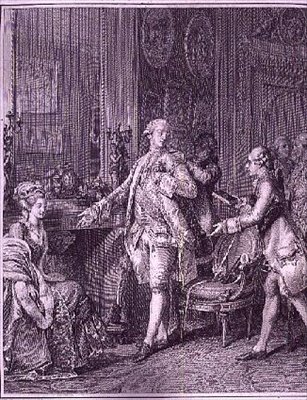 Wielka Toaleta, grawerowana przez A.L. Romaneta (1742-c.1810) autorstwa Jean Michel the Younger (after) Moreau