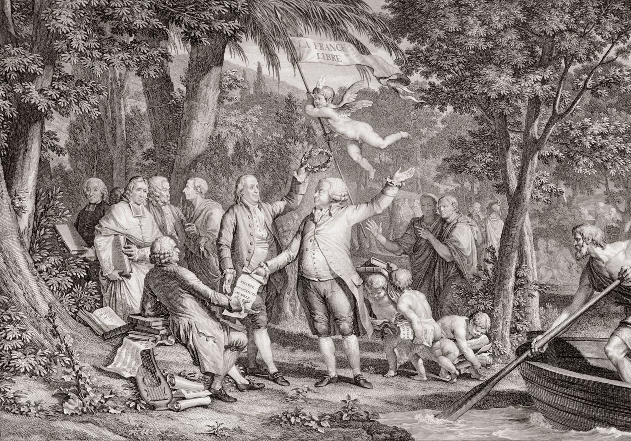 Mirabeau (Honore Gabriel Riqueti, hrabia Mirabeau autorstwa Jean Michel the Younger Moreau