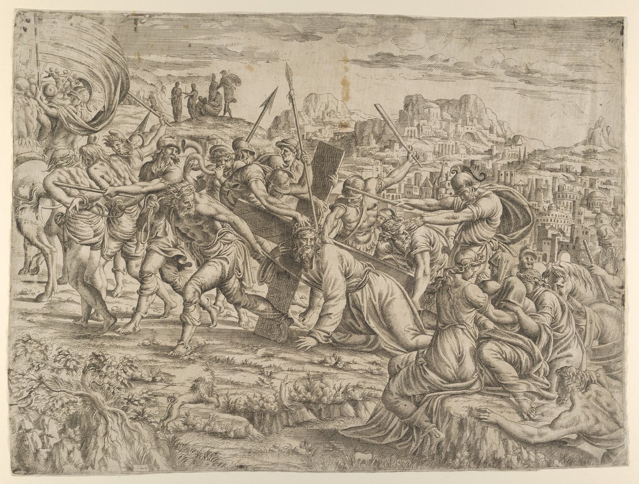 Niesienie Krzyża, 1544. autorstwa Jean Mignon