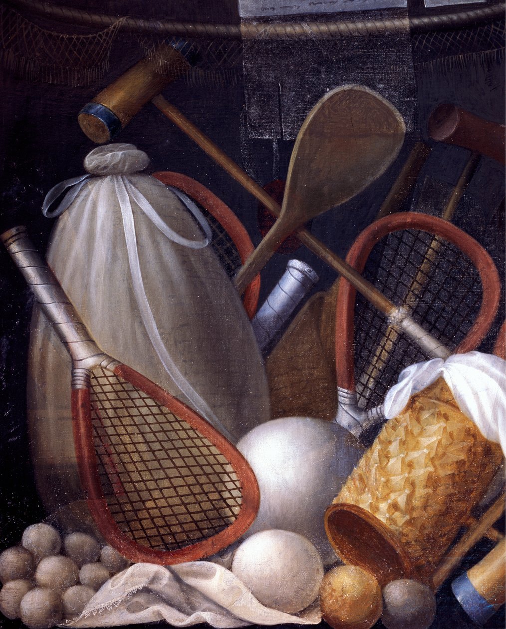 Alegoria gier, tablica malowana przez Jeana Mosniera (1600-1656). Zamek Beauregard, Loir-et-Cher, Francja. autorstwa Jean Monier or Mosnier