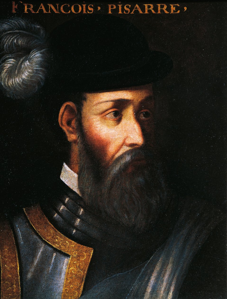 Portret Francisco Pizarro (Trujillo, Hiszpania) autorstwa Jean Monier or Mosnier