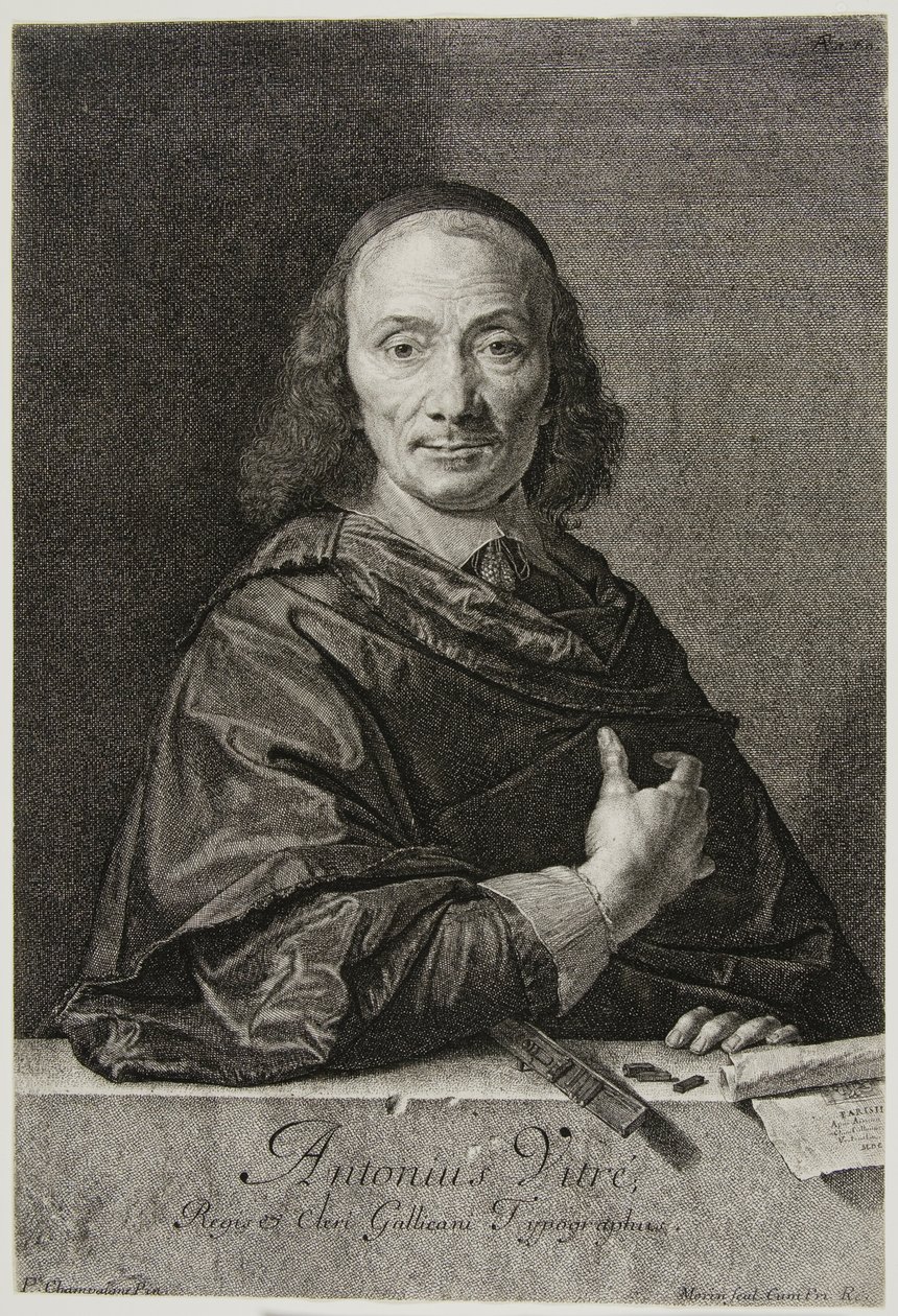 Antoine Vitré autorstwa Jean Morin