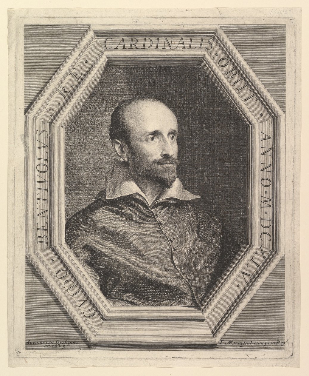 kard. Bentivoglio. autorstwa Jean Morin