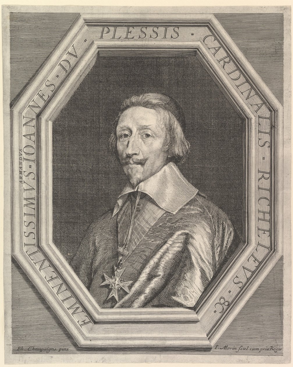 kardynał de Richelieu. autorstwa Jean Morin