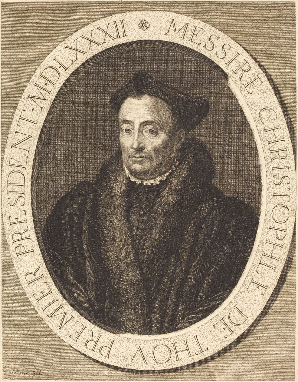 Christopher de Thou autorstwa Jean Morin