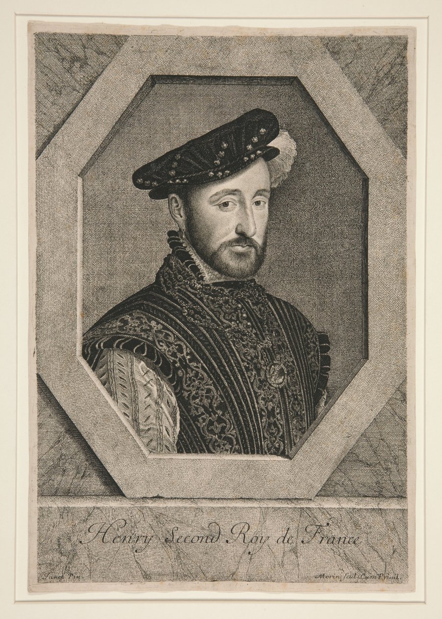 Henryk II, król Francji (1519-1559) autorstwa Jean Morin