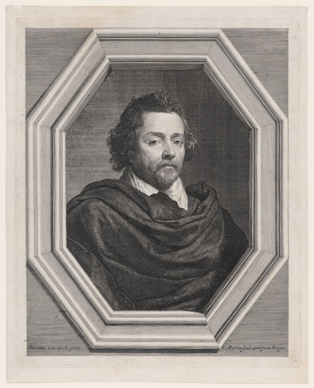 Jan Baptist Christijn, syn pełnomocnika króla Hiszpanii, baron Meerbeck (1630-1690) autorstwa Jean Morin