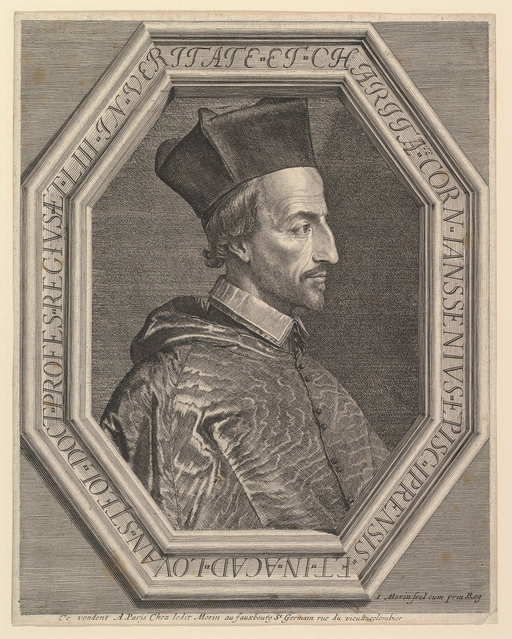 Janseniusz, eveque dYpres. autorstwa Jean Morin
