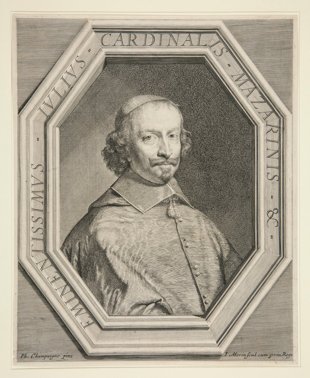 Kardynał Mazarin autorstwa Jean Morin