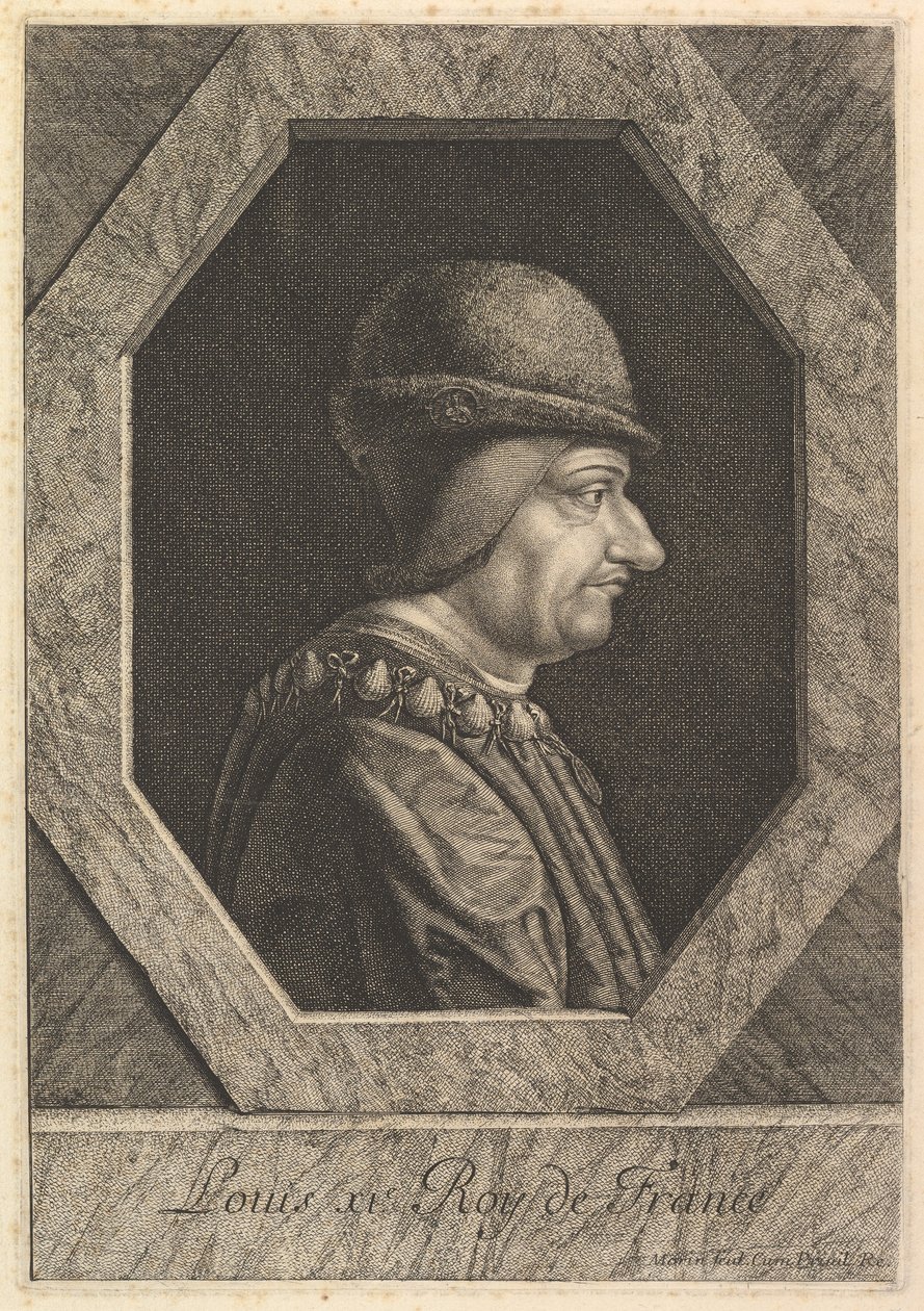 Ludwik XI, król Francji autorstwa Jean Morin