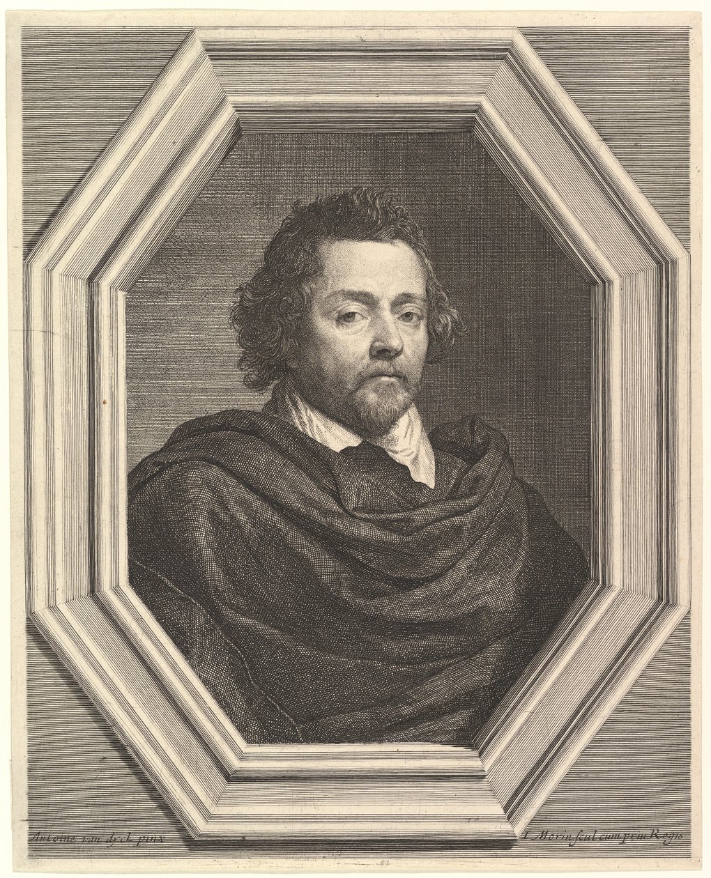Portret Mikołaja Chrystina, XVII wiek. autorstwa Jean Morin