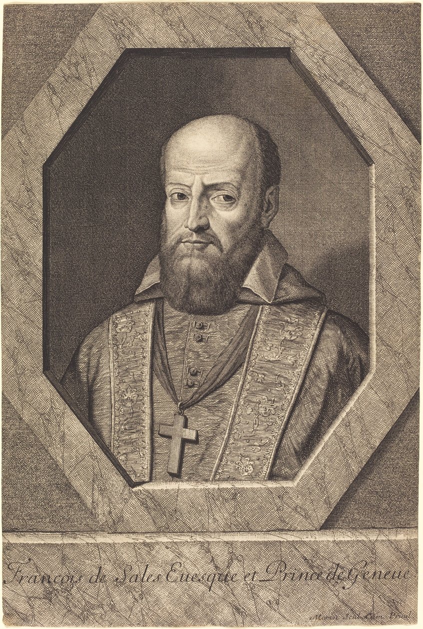 Św. Franciszek Salezy autorstwa Jean Morin