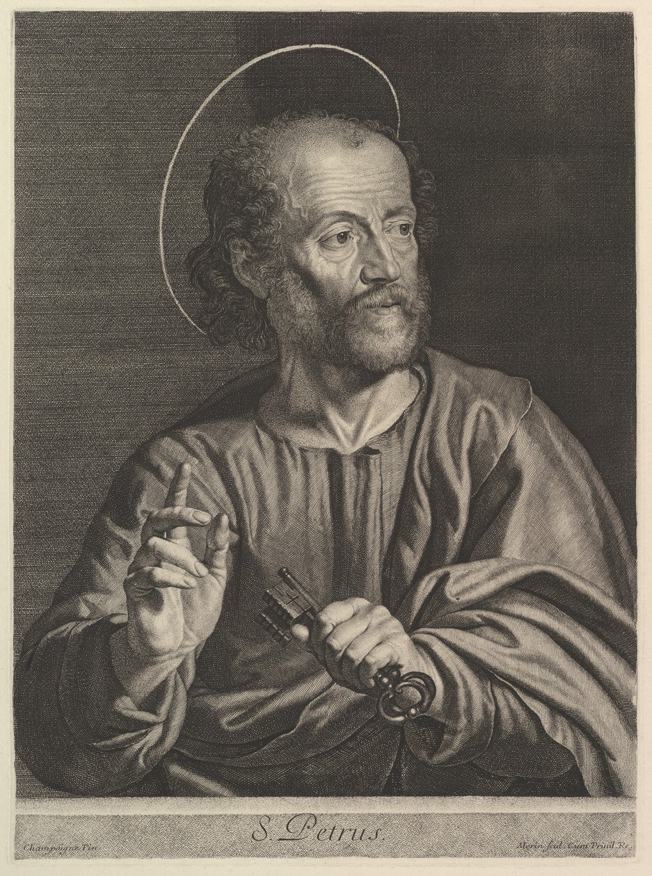 Święty Piotr. autorstwa Jean Morin