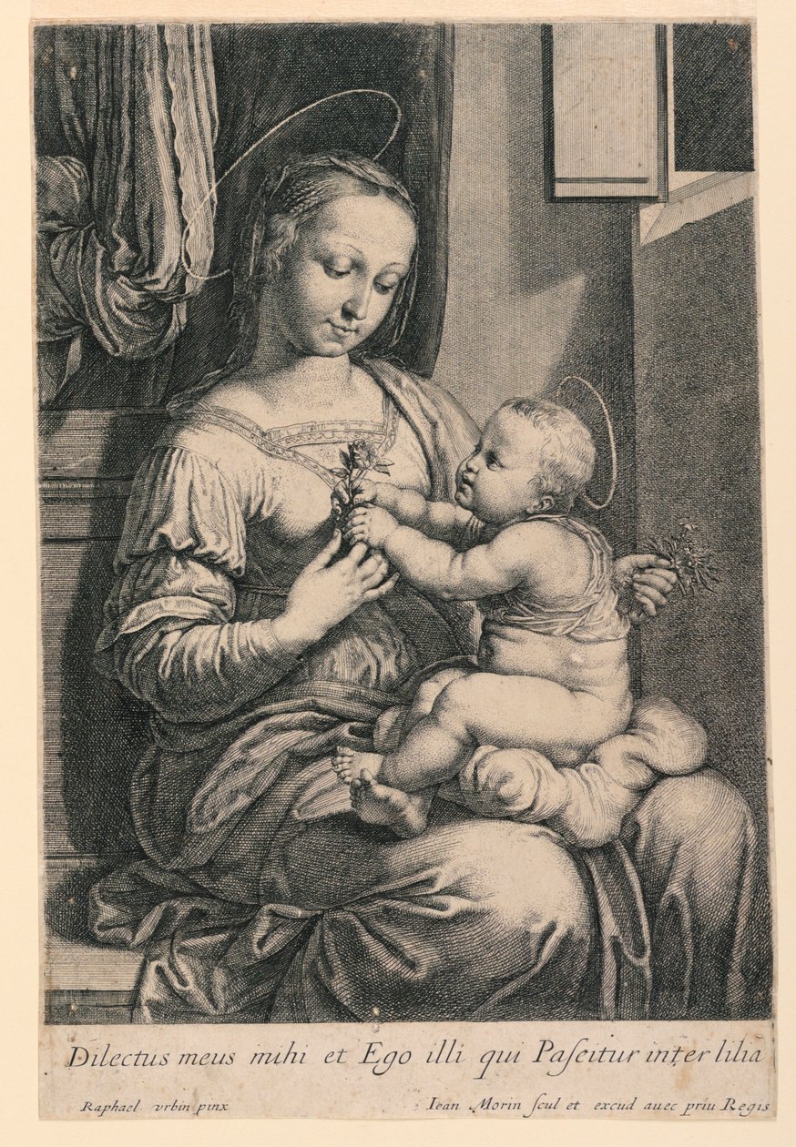 Madonna z Dzieciątkiem autorstwa Jean Morin