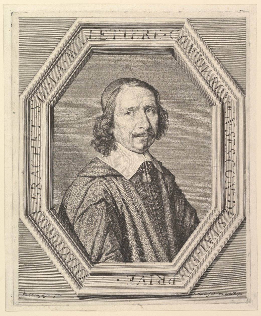Teofil Brachet de la Milletiere, doradca króla. autorstwa Jean Morin